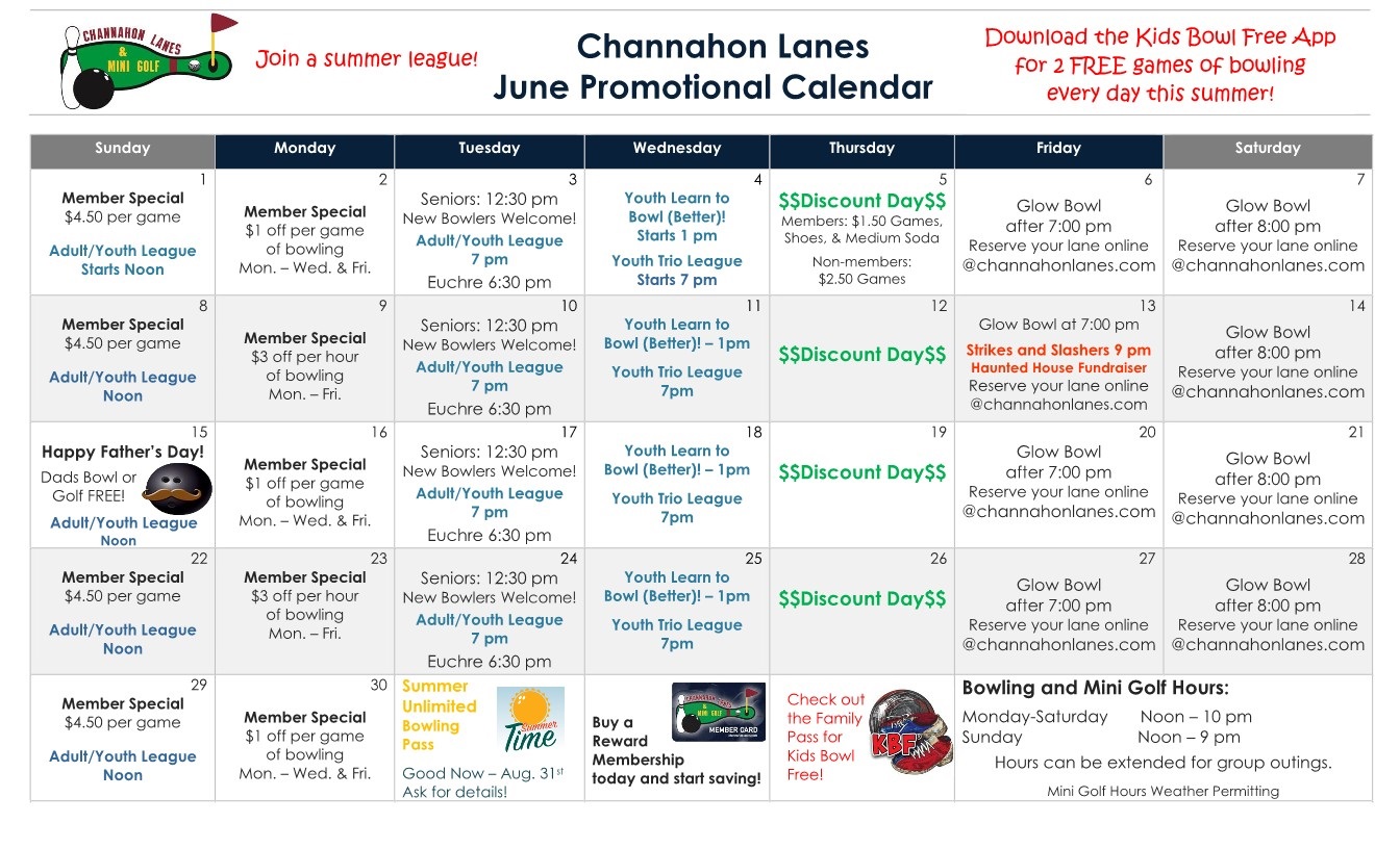 Monthly Calendar